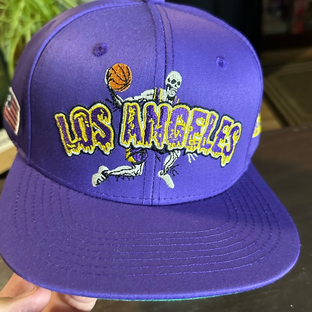 Mitchell & Ness Los Angeles Lakers City Love Adjustable Snapback Hat Cap